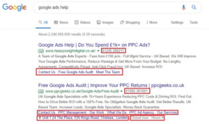 Using Google Ads Extensions