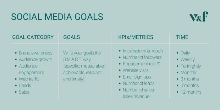 Setting Social Media Goals